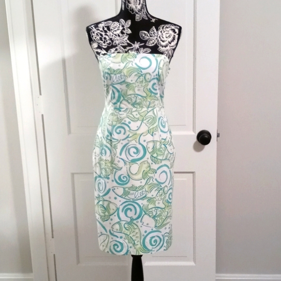 Lilly Pulitzer Dresses & Skirts - 🆕 🐟VTG Lilly Pulitzer🐟 - "School's Out" Strapless Dress